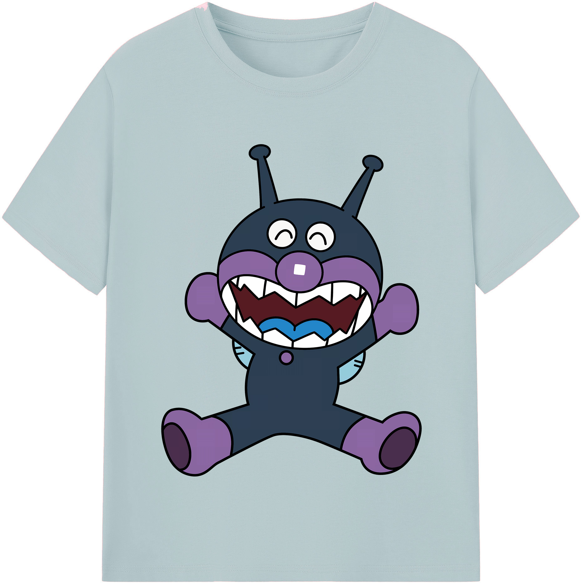 （画像用） アンパンマン Anpanman 綿100％半袖Tシャツ（フロントプリント）
